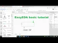 basic tutorials for beginners for EasyEDA simplest circuit simulation tutorial in EasyEDA