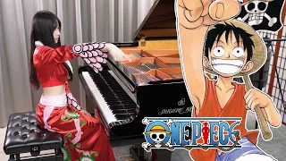 one piece op2 believe believe in wonderland nostalgia piano cover boa hancock love this song 