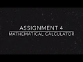 Assignment 4 Calculator Generator