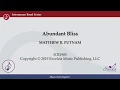 Abundant Bliss - Matthew R Putnam