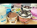 ASMR ICE CREAM SUNDAE CUPS MCDONALD S OREO MCFLURRY WENDY S FROSTY HAAGEN-DAZS CHOCOLATE PB