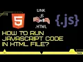 How to connect Javascript File to HTML File Link Javascript to HTML Javascript Tutorial