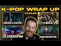 Download Lagu JISOO/ZAYN, TWICE, BABYMONSTER, \u0026 LE SSERAFIM Reactions [K-Pop Wrap-Up | 10.10.25]