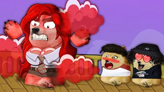 TRANSFORMARON A FURIA EN MUJER!!  😱😳INTENSAMENTE HILOS JERRY