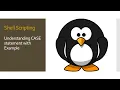 Linux CASE statements Shell Scripting