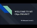 My CS50 Final Project - Online Shopping with Python