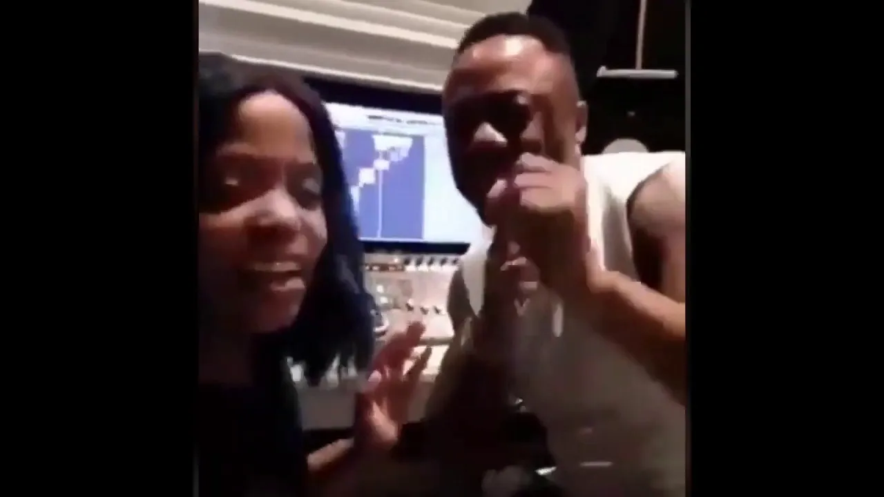 Dj Tira   Uthando ft  Lunga in studio