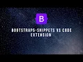 Bootstrap5-Snippets vs code extension