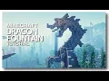 Minecraft How to Build a Dragon Statue Fountain