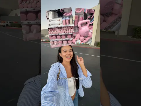 TRYING TO FIND PINK DUMBBELLS AT FIVE BELOW 🎀🏋🏽‍♀️ #pilatesprincess #shopping