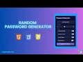 Random Password Generator JavaScript Project Tutorial Hindi