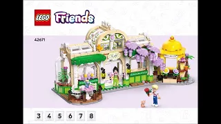 LEGO 42671 Instructions | Friends | Plant Café & Flower Shop | Book 2: Store | Heartlake City