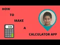 How to make a basic app Calculator on MIT App inventor by Parin Khurana from innovationShala