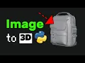 I Turned a 2D Image into 3D Using Python AI