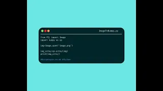 Python PIL - Image to Numpy array
