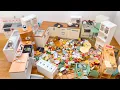 Miniature kitchen set installation ASMR