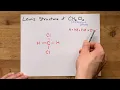 Lewis Structure of CH2Cl2 dichloromethane methylene chloride
