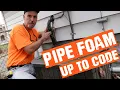 Replacing Foam Pipe Insulation On Outdoor Air Conditioning Unit