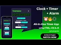 Clock Timer Alarm in One Project with LocalStorage Beginner Web Dev Projects 2025