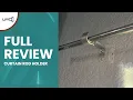 Heavy Duty Curtain Rod Brackets Review Adjustable Rod Holders for 1 Rods