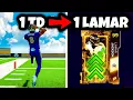 I Upgraded Lamar Jackson EVERY TD I Scored