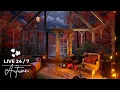 Download Lagu Autumn Lakeview Lounge | Night Ambience | Log Burner Fireplace \u0026 Forest Nature Sounds.