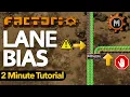 Factorio Tutorial LANE BIAS Explained Nugget