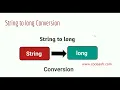 Download Lagu String to long conversion in java | How to convert String to long in Java