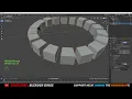 how to Circular Array in Blender Radial Array Tutorial