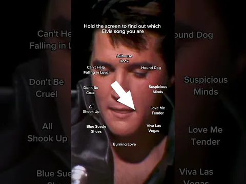 Which Elvis song are you? Pause the screen to find out!
