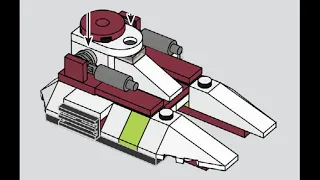 LEGO Instructions | Star Wars | 912313 | Republic Fighter Tank | Magazine Gift