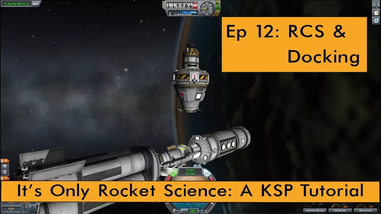 RCS & Docking - KSP Tutorials #12