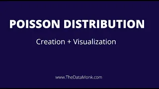 Poisson Distribution in Python Part 7 Complete Python Numpy Tutorial The Data Monk