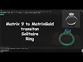 MatrixGold Solitaire Ring with Tulip head