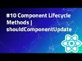 shouldComponentUpdate Component Lifecycle method React Tutorials