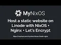 Host a static website on Linode with NixOS Nginx Let s Encrypt