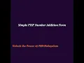 PHP Math Adding Numbers from a Web Form