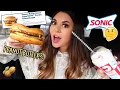 Sonics New PEANUT BUTTER BURGER Q A - scary uber story grieving update
