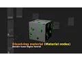 Dissolving material Material nodes - BGE Tutorial
