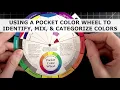 Using a Pocket Color Wheel to Identify Mix Categorize Colors Color Schemes
