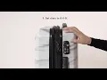CALPAK TSA Combination Key Lock Instructions