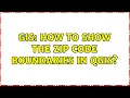 GIS How to show the zip code boundaries in QGIS