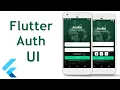 Flutter Auth Speed Code UI