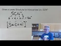 Formal Charge in Lewis Structures Thiocyanate ion and cyanide ion Chemistry Homework