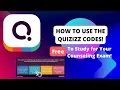 Step by Step Visual of How to The Enter the Quizizz Codes to Study for your NCE CPCE and NCMHCE