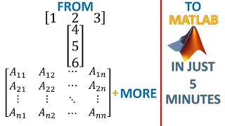 How to Build Matrices in MATLAB Row Vectors Column Vectors More MATLAB TUTORIAL