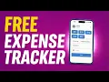 Free Expense Tracker Web App Copy Use in 5 Minutes