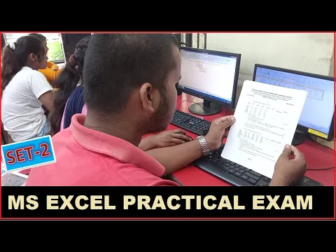 Download MP3 Ms Excel Practical Exam Set -02 II Practical Exam of Excel II Excel Practical Exam II CITA EXAM XLSX