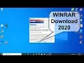 How to DownLoad WinRAR and WINRAR download - Windows 10 The Easy Way 2020