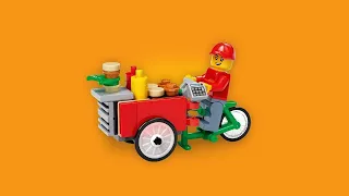 LEGO 6614213 Instructions | Promotional | Burger Cart | Make and Take | Made in stud.io